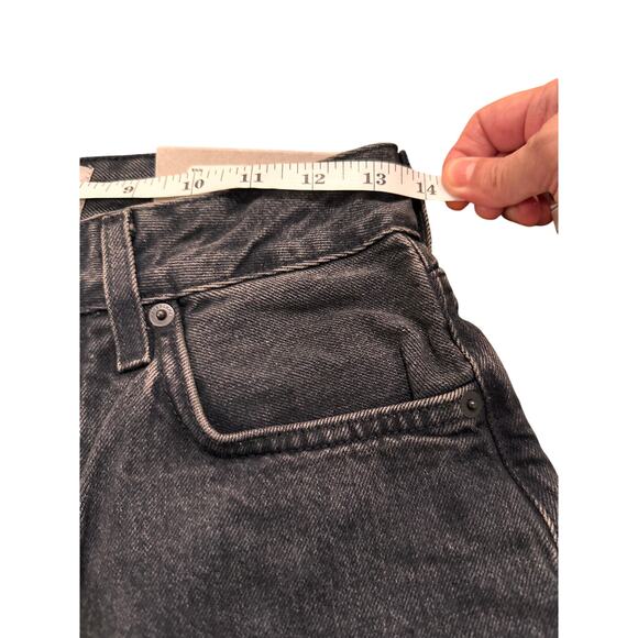 Everlane Organic High Rise The Curvy 90s Cheeky Straight Jean Washed Black, 27 - Picture 4 of 12